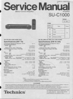Technics - SUC-1000-Schematics 
